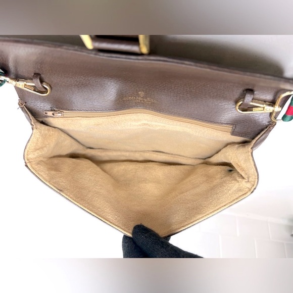 💯 AUTH Gucci horsebit crossbody bag - Picture 5 of 16